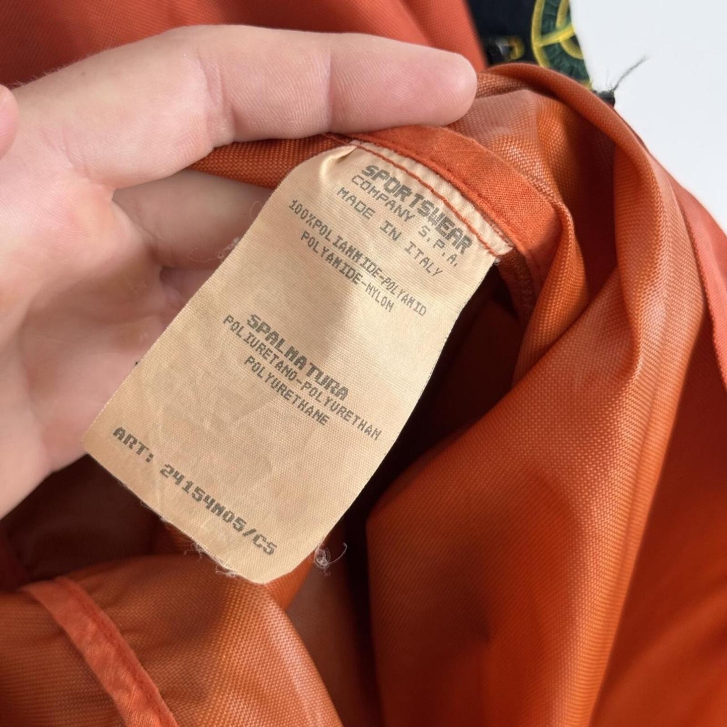 Stone Island Formula Steel Hooded Jacket Orange (L)