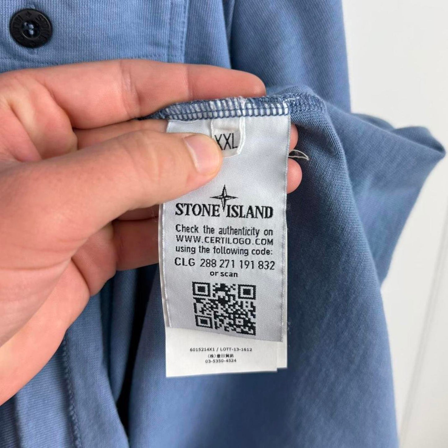 Light blue Stone Island Marina Jumper