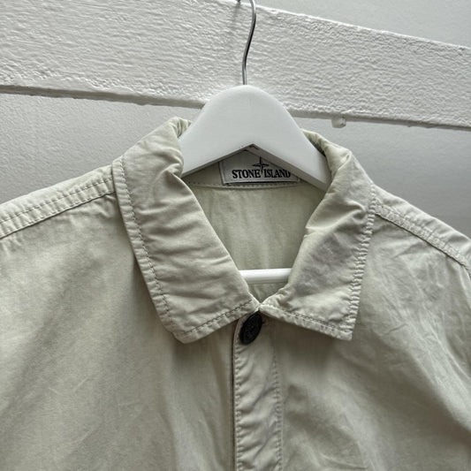 Stone Island Cotton Over Shirt Light Green (L)