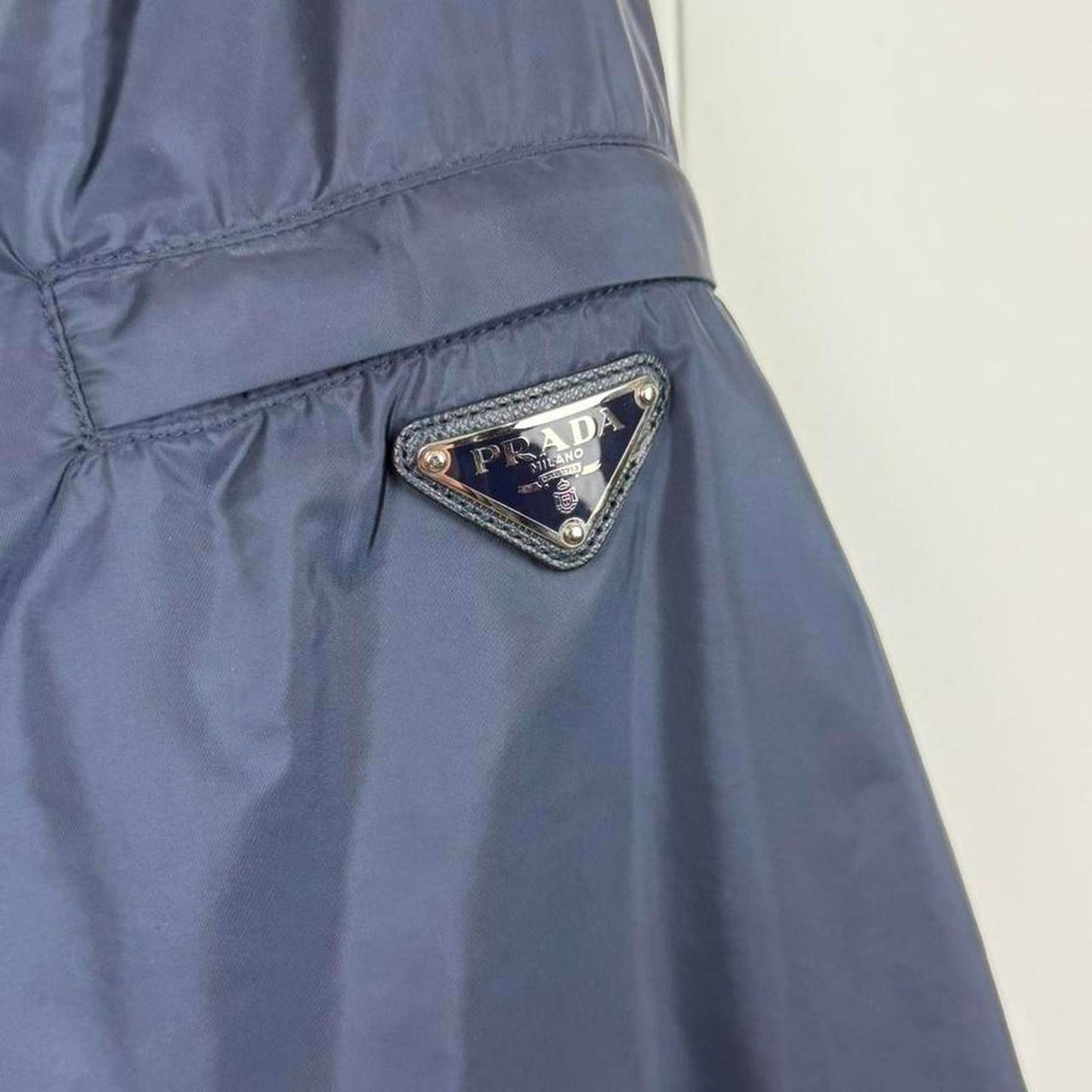 Prada Milano Windbreaker Jacket in Navy (M/L)