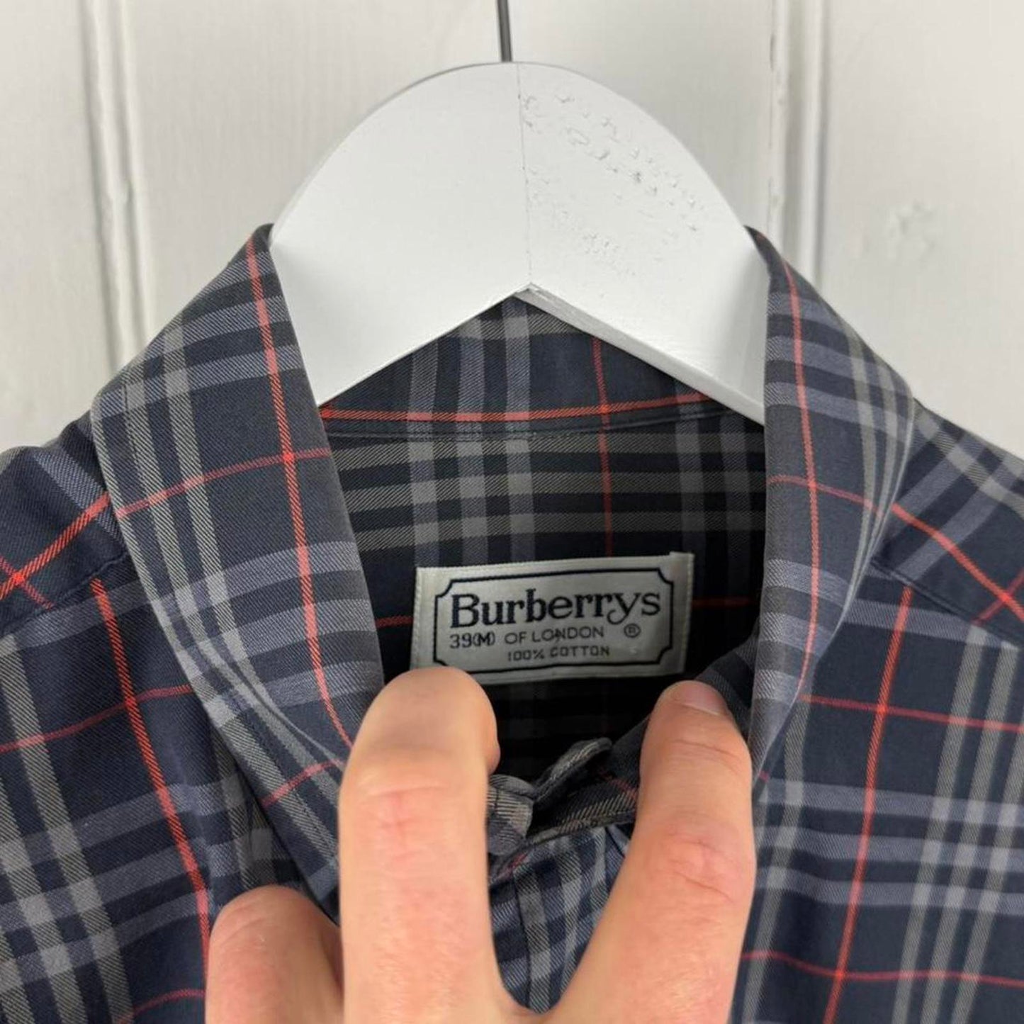Burberrys Check Cotton Shirt (M)