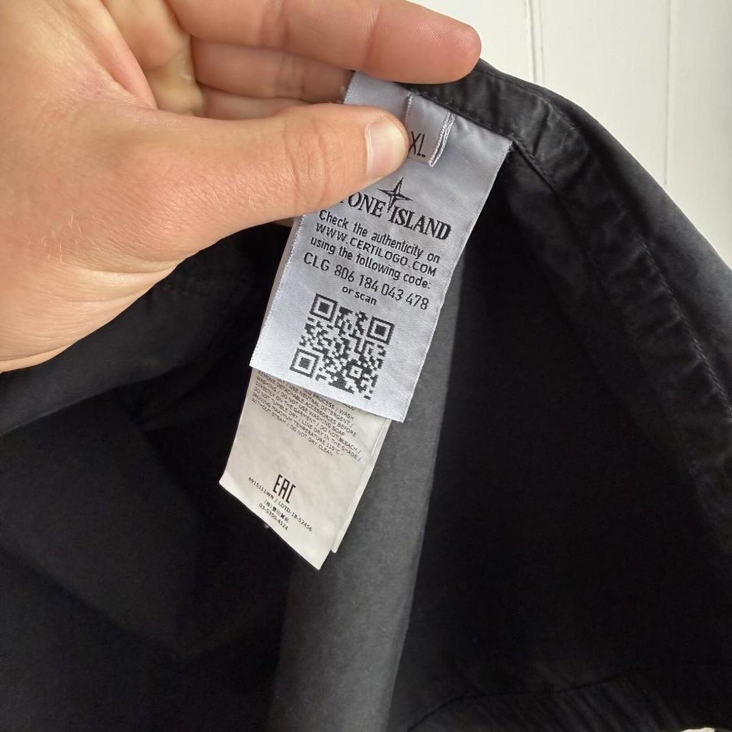 Stone Island Canvas Hooded Jacket (XL)