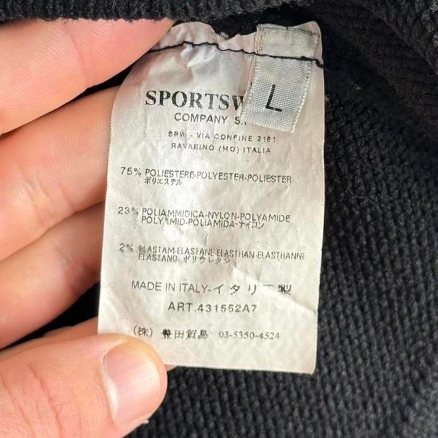 Stone Island Heavyweight Knit Sweatshirt (L)