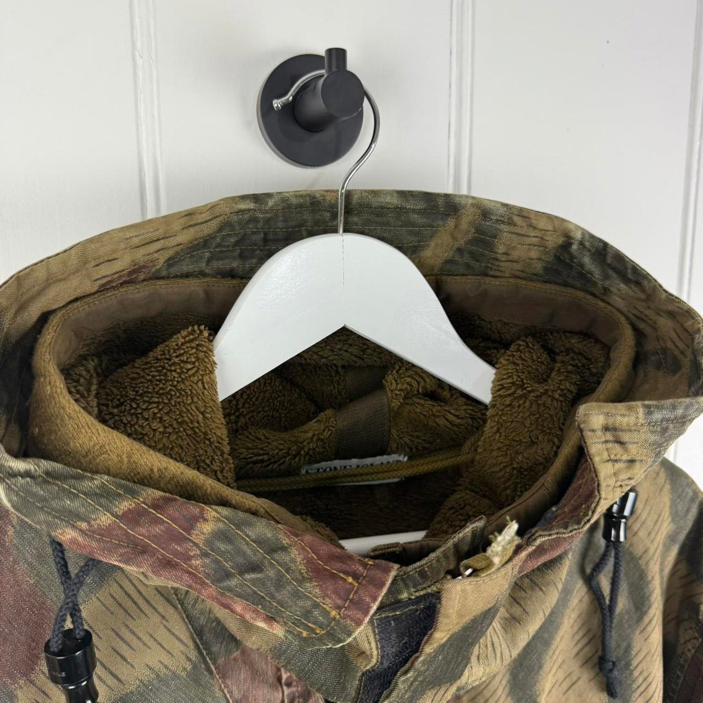 2007 Stone Island Marsh Camo Raso Gommato Jacket (L)