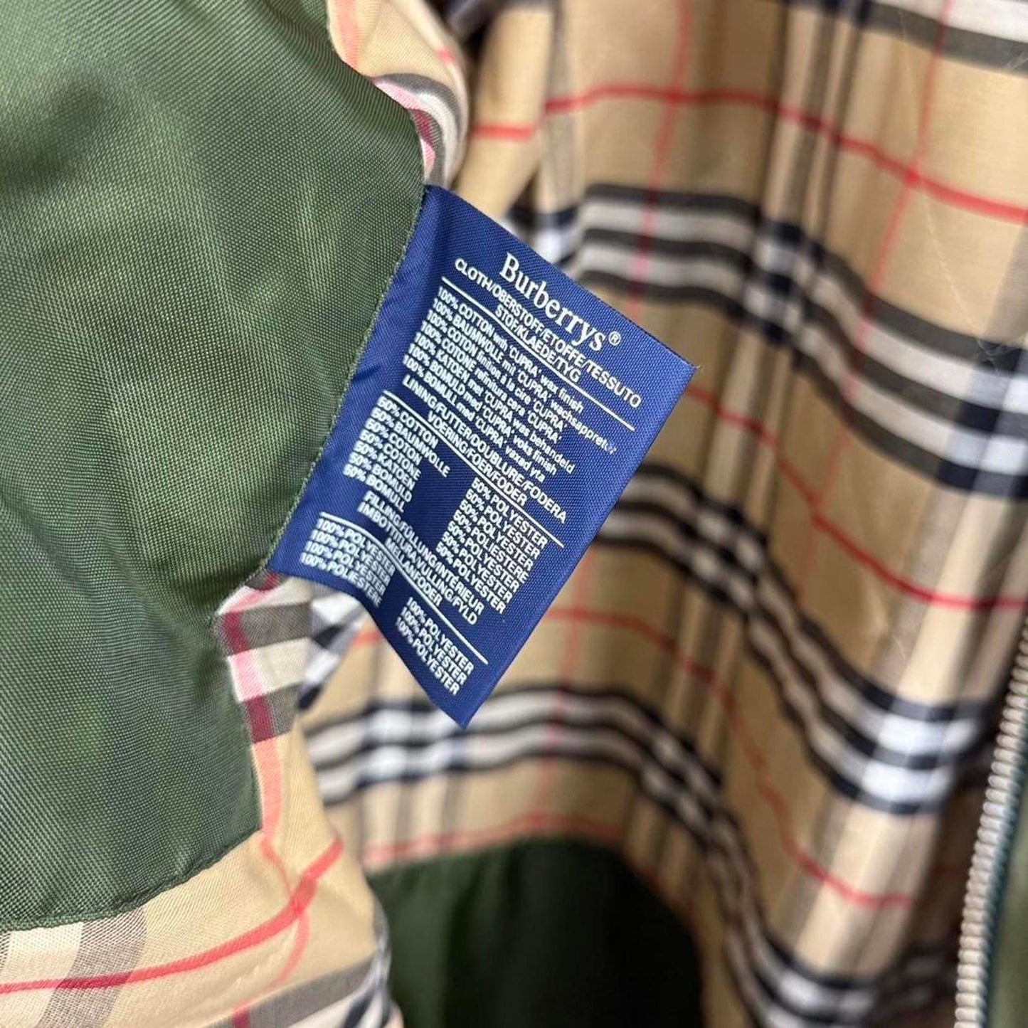 Vintage Burberry Waxed Parka Jacket (XL)