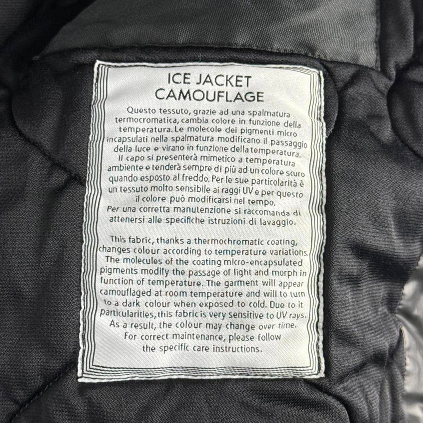Stone Island Ice Camo Bomber Jacket (XXL)