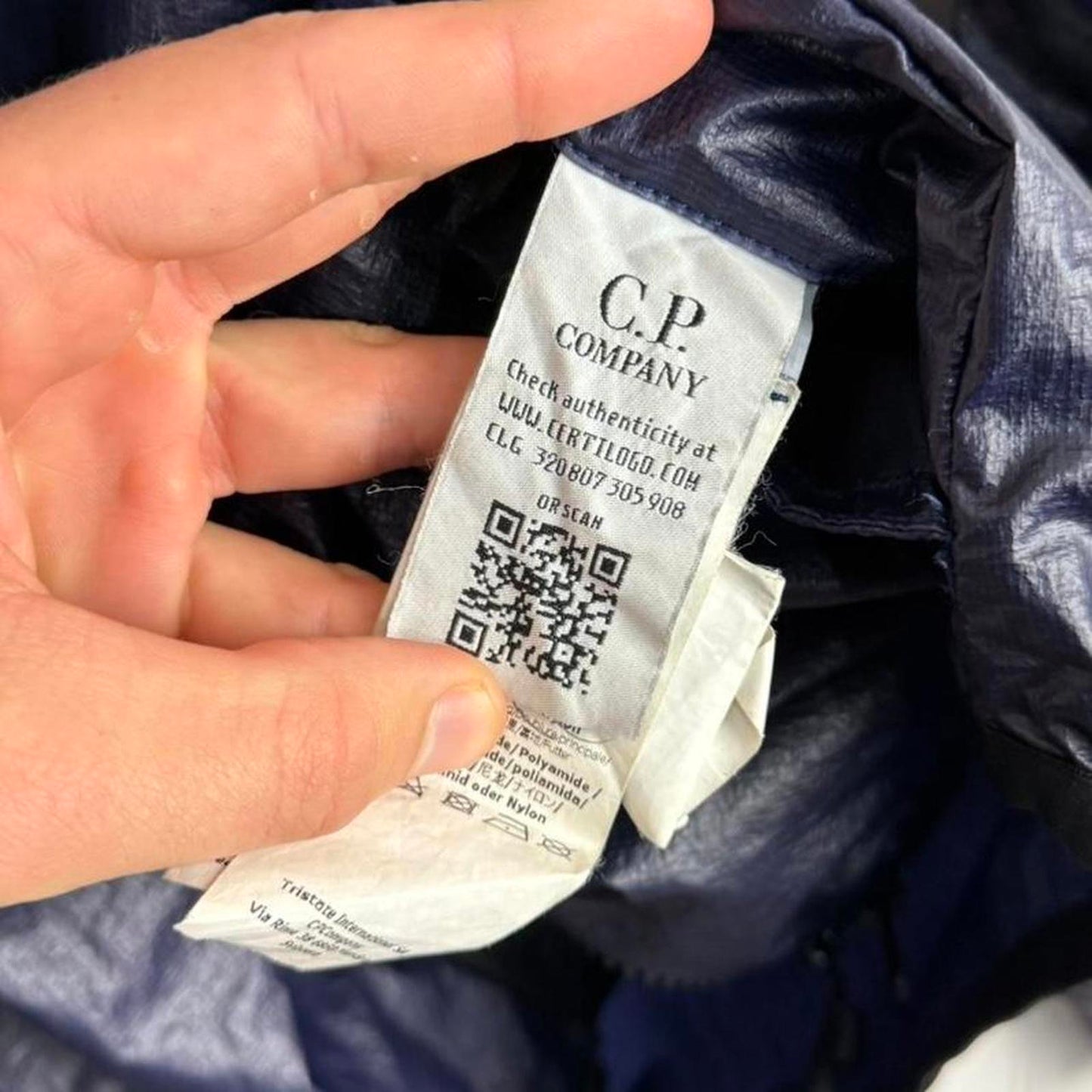 CP Company Crystal Jacket in Navy (S)