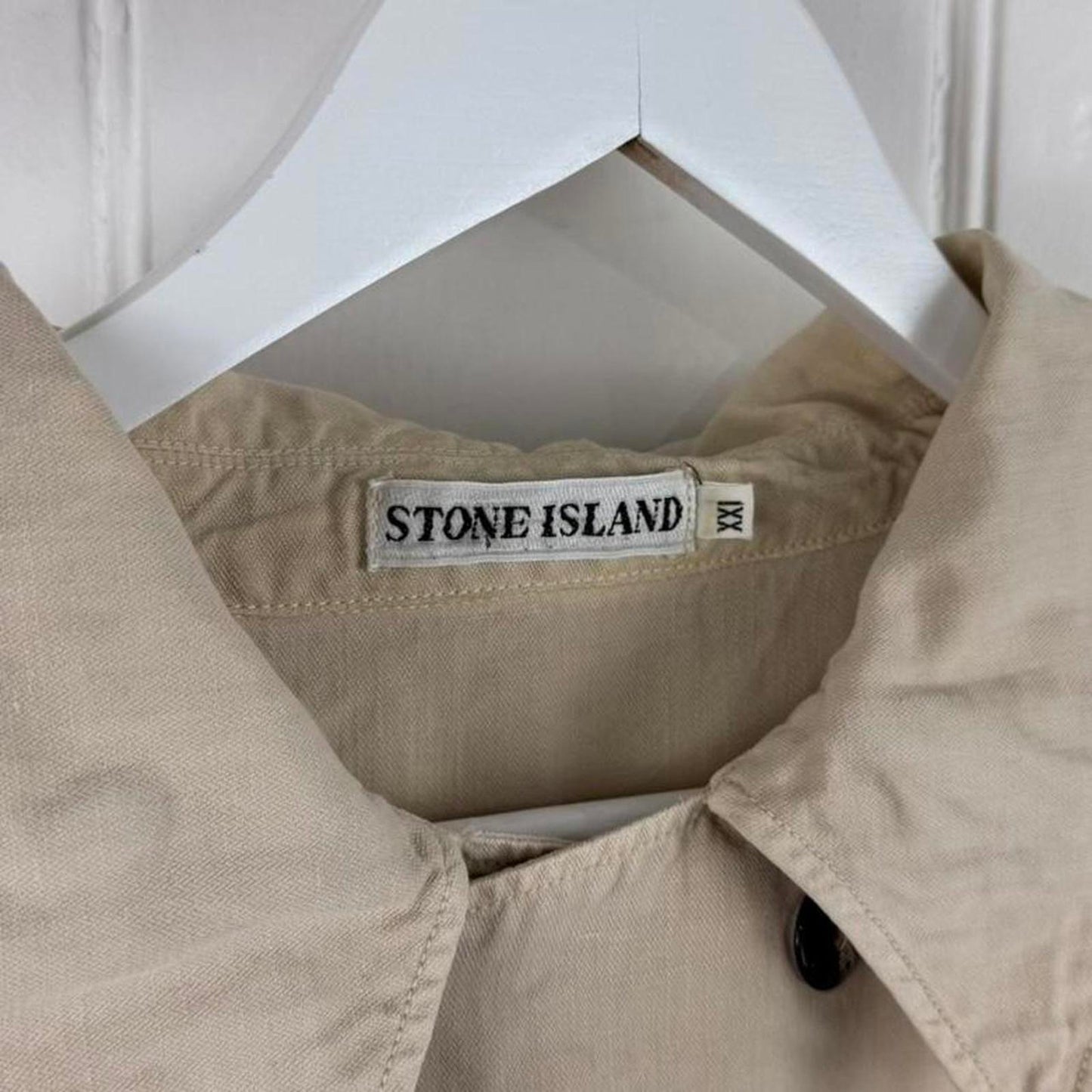 Stone Island Cotton/Linen Field Jacket (XXL)