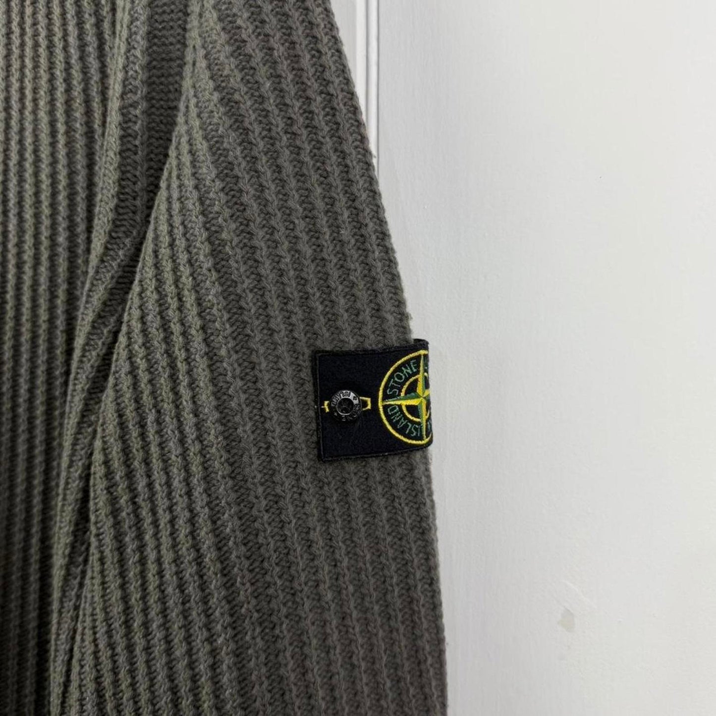 Mid 00s Stone Island Chunky Knit Jumper (XL)