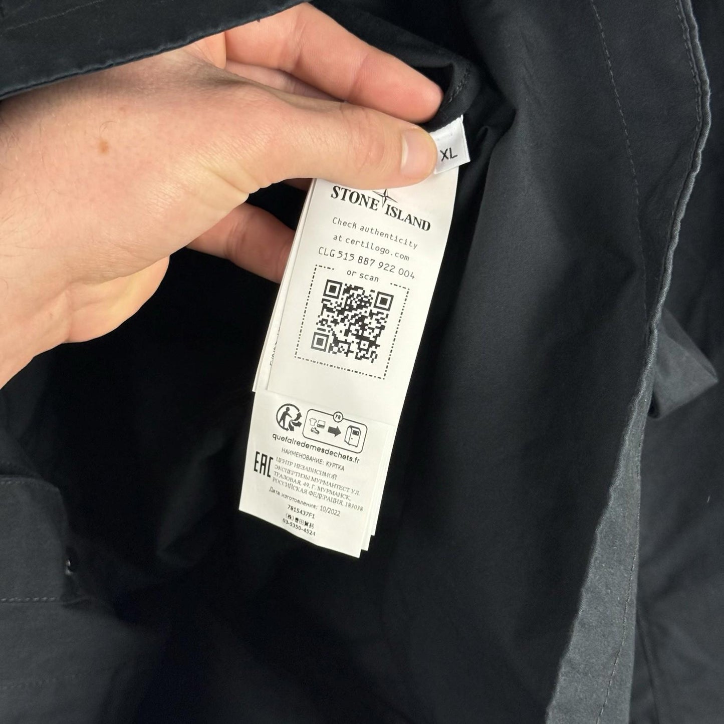 Stone Island Ghost O Ventile Chore Jacket (XL)