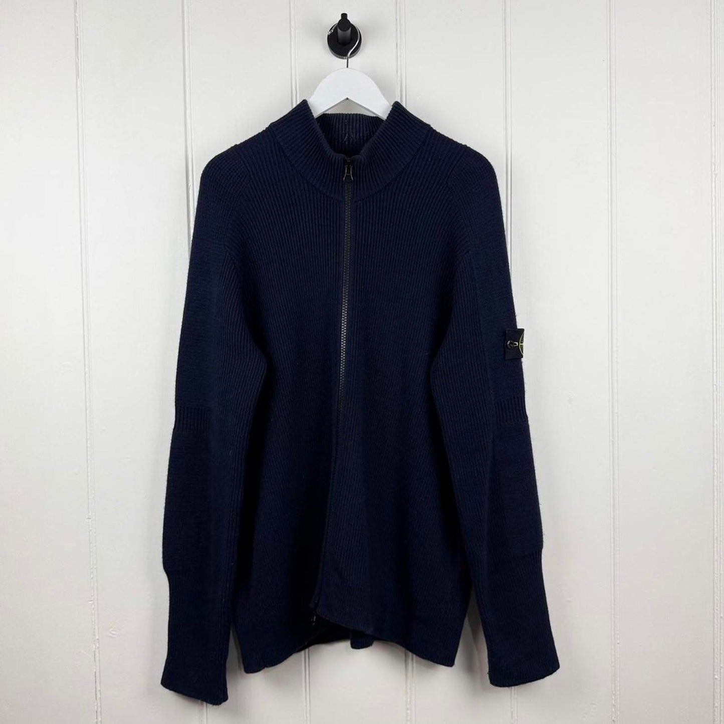 Stone Island Full Zip Knit Jumper (XL)