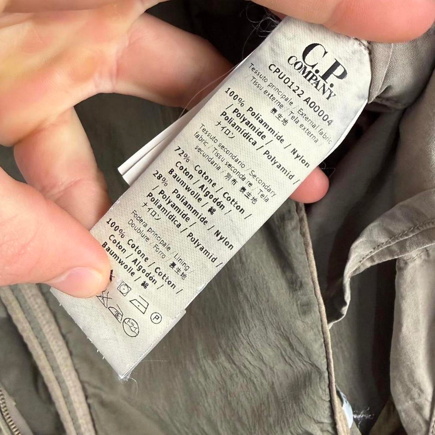 CP Company La Mille Goggle Jacket Khaki – Size 50 (M)