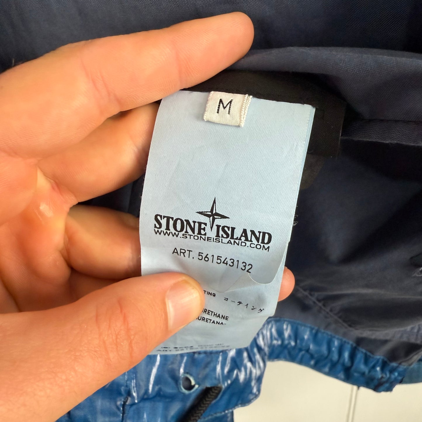 Stone Island Mussola Prismatica Blue Jacket (M)
