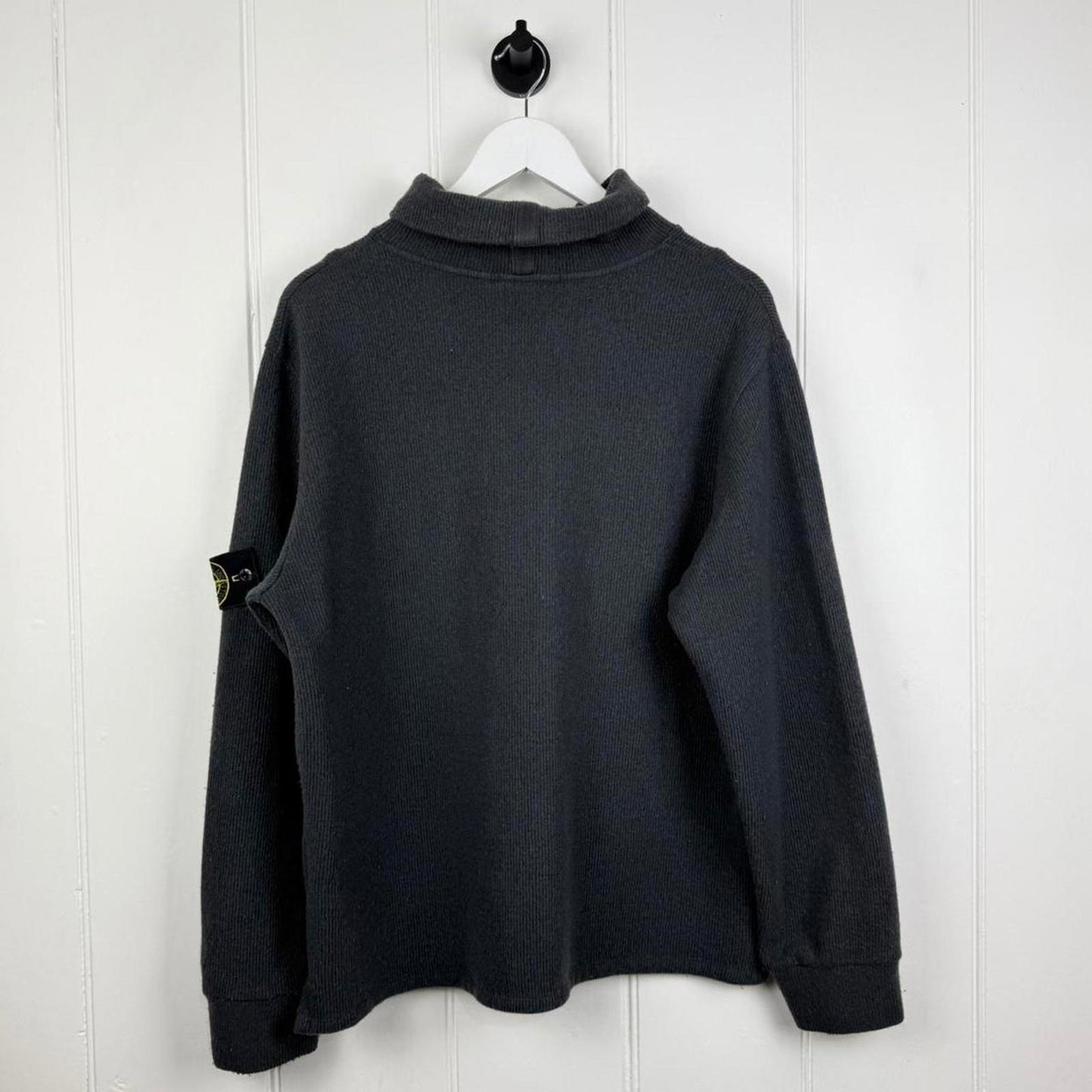 Early 00s Stone Island Mock Neck Jumper (XL)