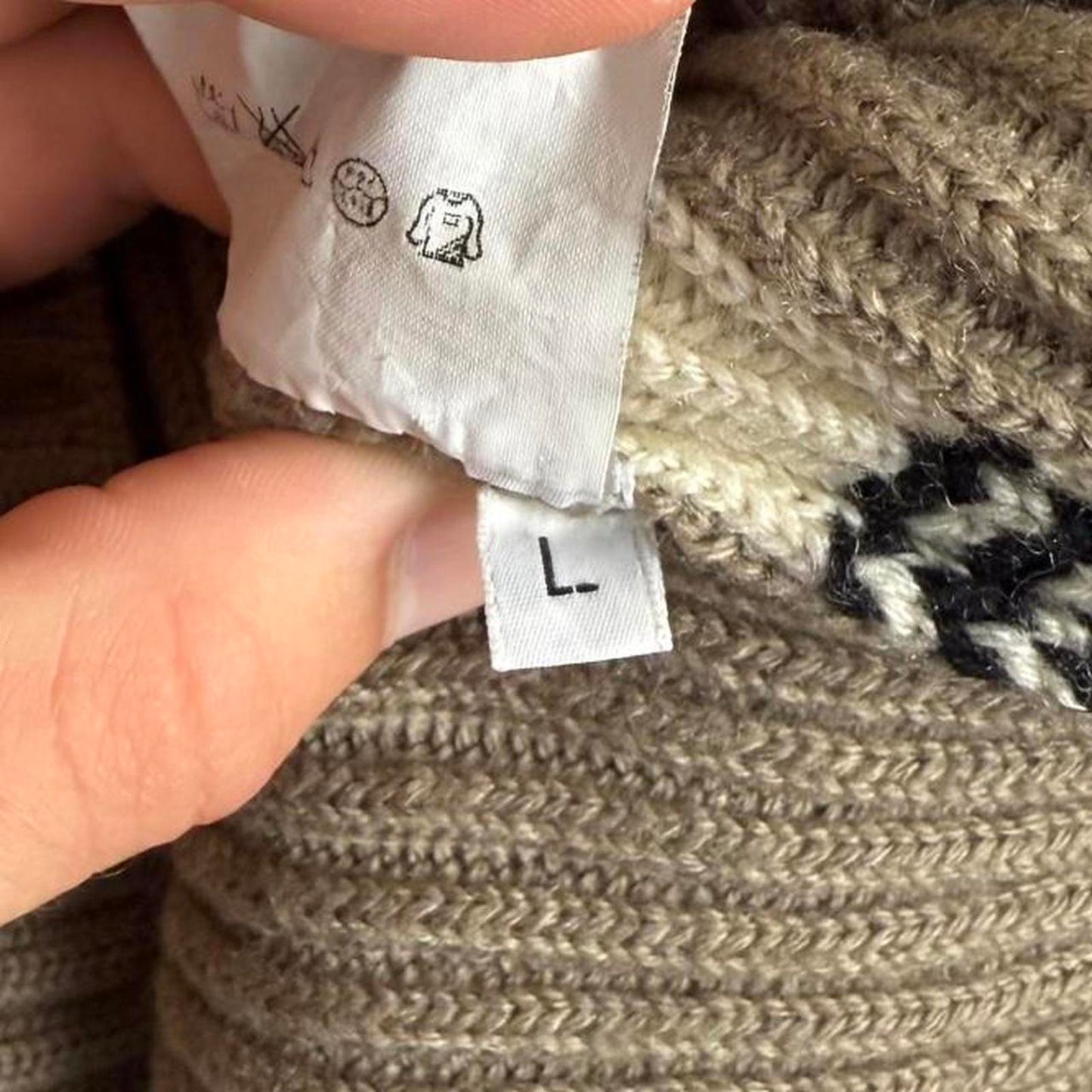 00s Stone Island Ribbed Knit Jumper (M)
