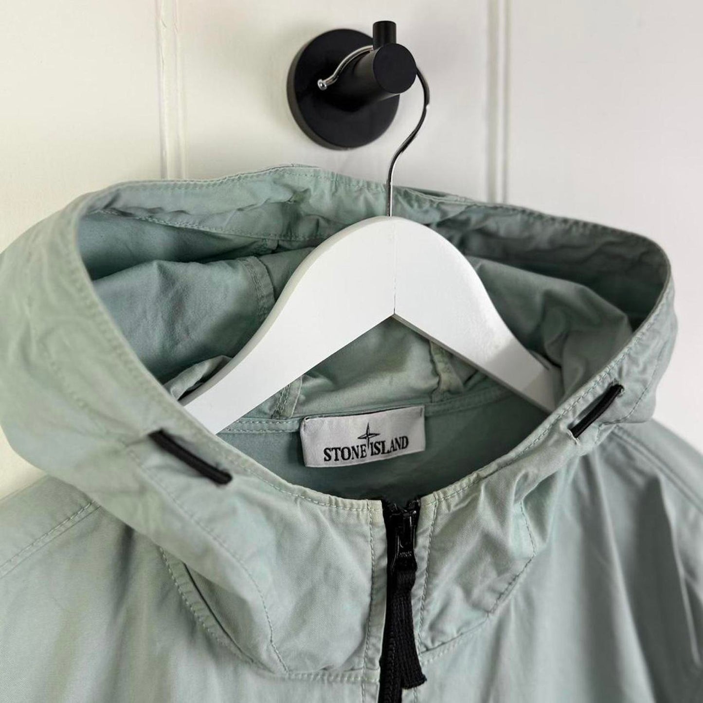 Stone Island Supima® Cotton Twill Stretch-TC Hooded Jacket (L)