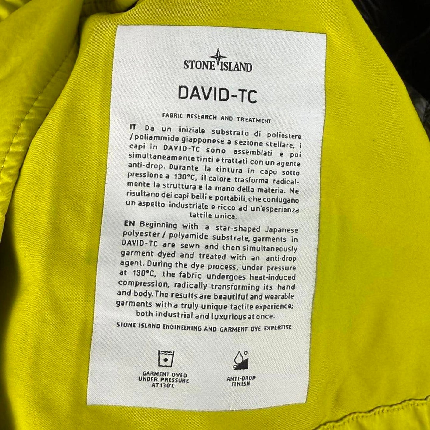 STONE ISLAND DAVID-TC COAT (XL)