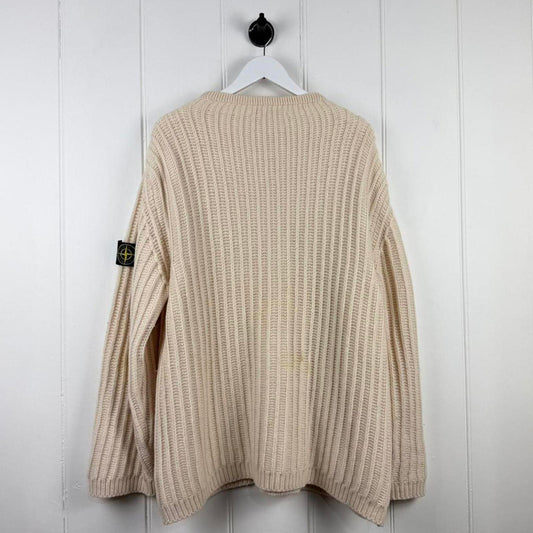 Stone Island Ribbed Wool Blend Jumper (XXL)