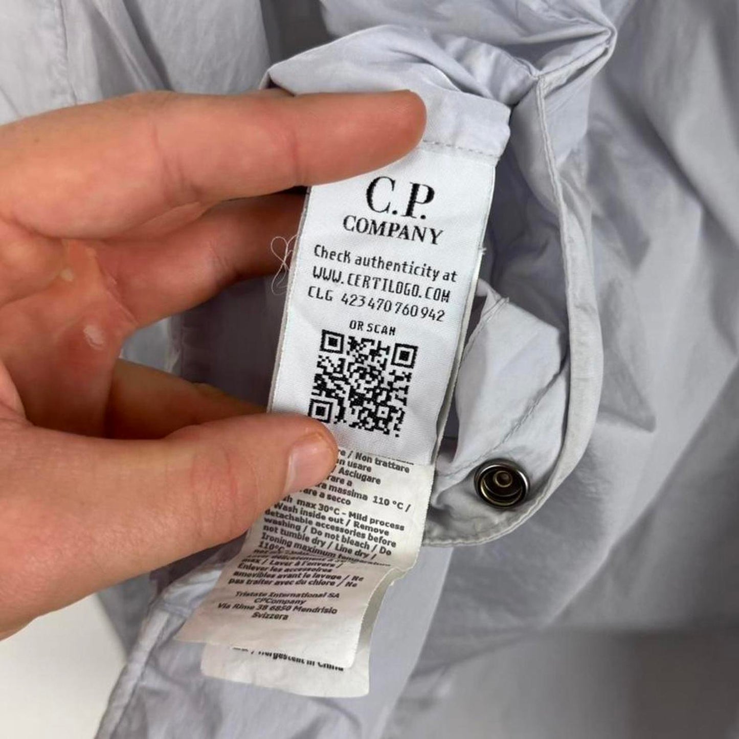 CP Company Lightweight Chrome Goggle Jacket (M)