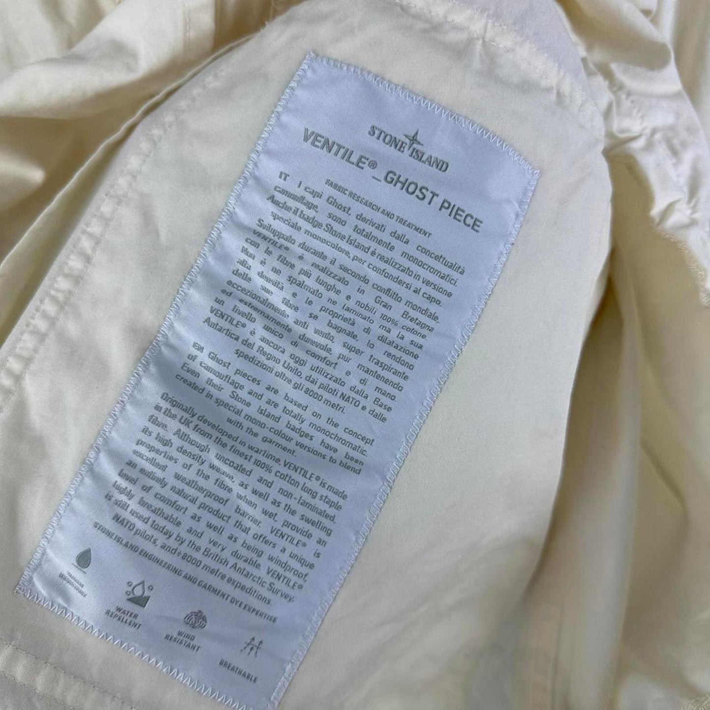 2012 Stone Island Ghost Ventile Jacket (XL)
