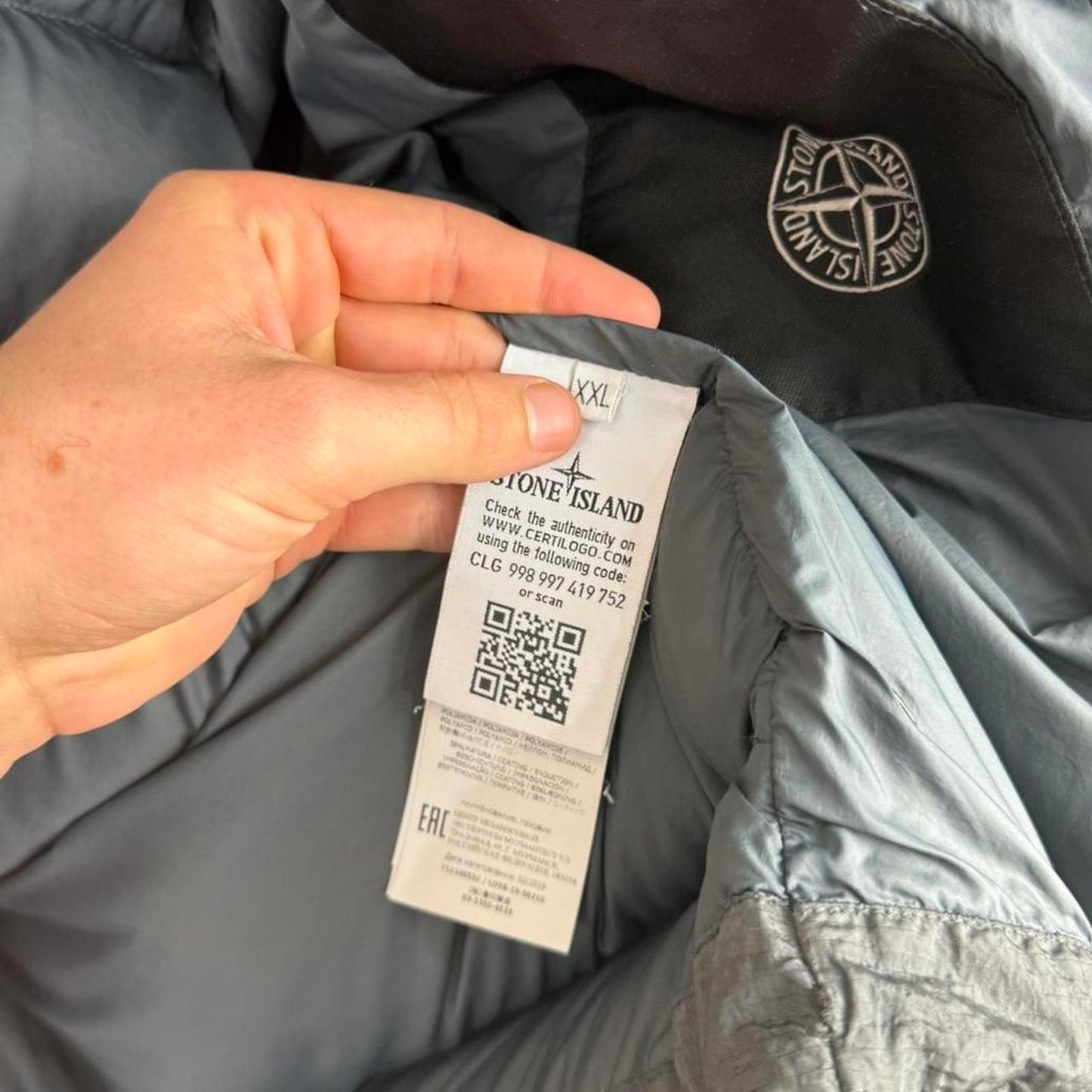 Stone Island Nylon Metal Watro Ripstop Down-TC Jacket (XXL)