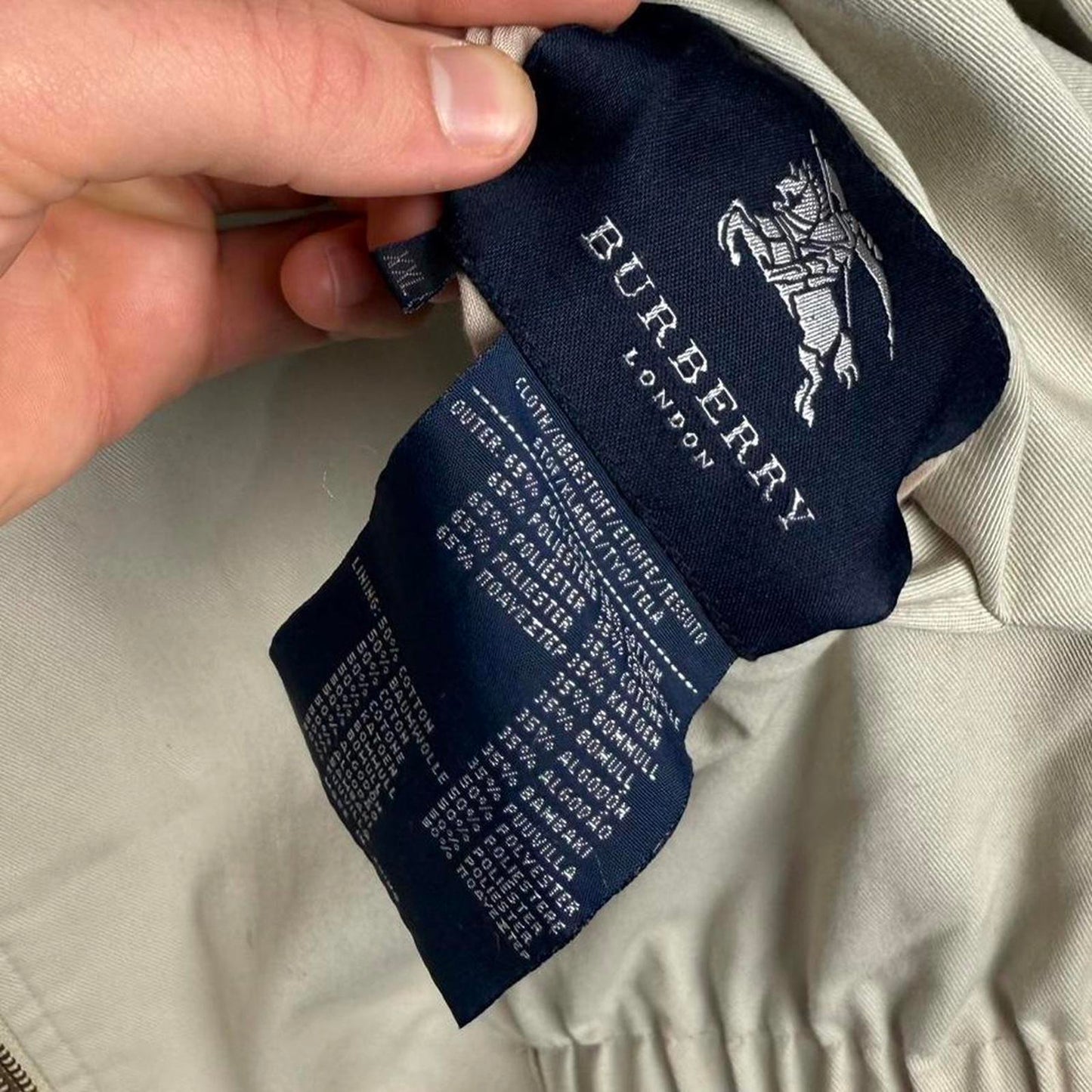 Vintage Burberry Reversible Bomber (XXL)