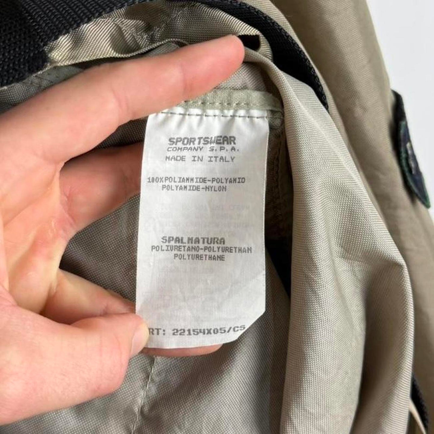 Stone Island Formula Steel Jacket — 1995 Archive (L)