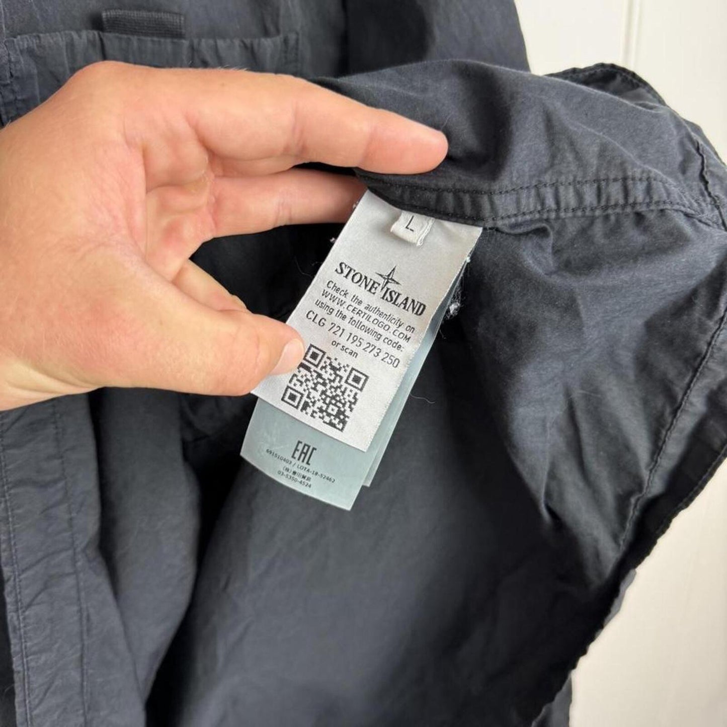 Stone Island Smock Jacket Navy (L)