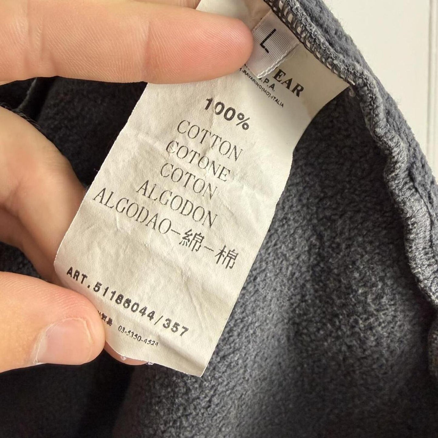 CP Company 00s Logo Zip Jumper Grey (L)
