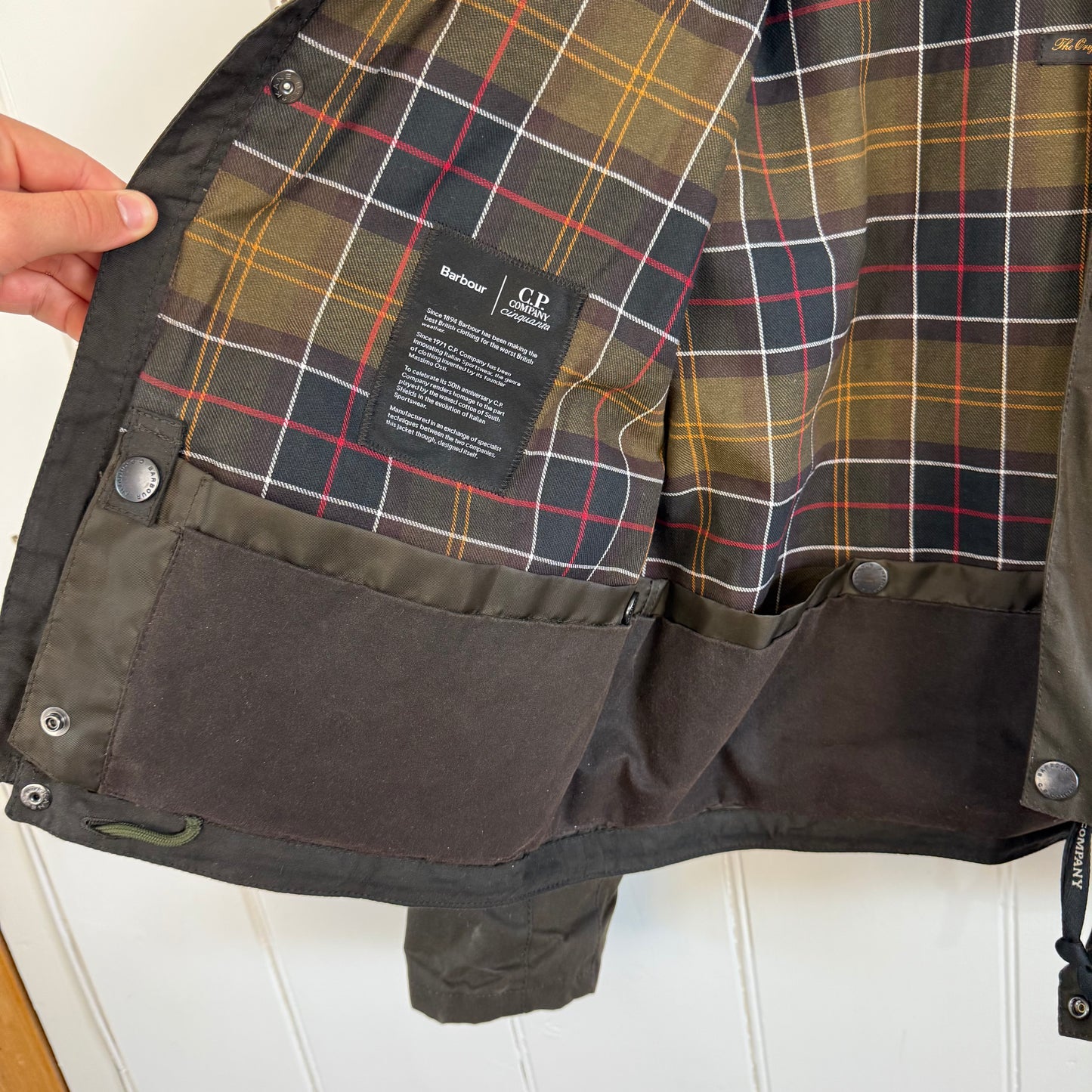 CP Company x Barbour Multi Pocket 500 Mille Waxed Jacket