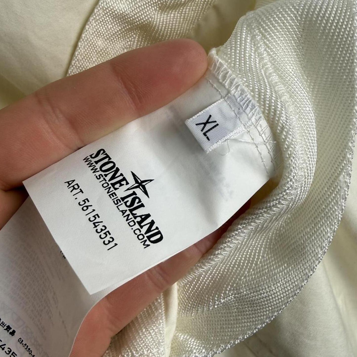Stone Island Ventile Ghost Piece Jacket Cream (XL)