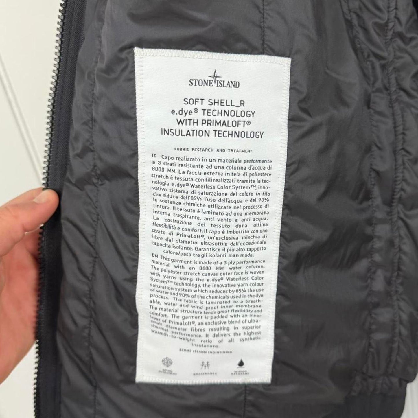 Stone Island Soft Shell_R Primaloft Jacket (M)