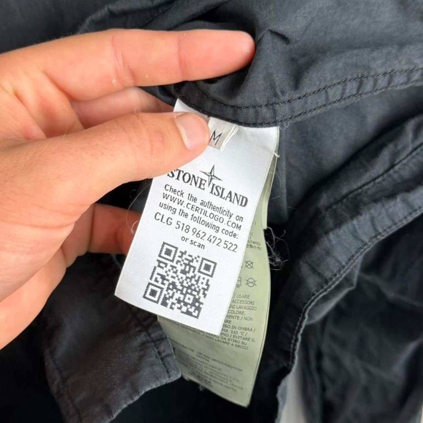 Stone Island Hooded Canvas Jacket (M)