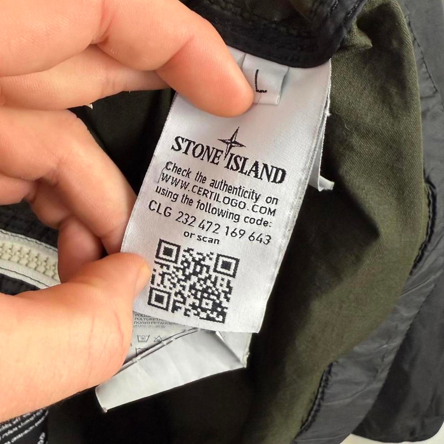 Stone Island Membrana 3L TC Hooded Jacket (L)