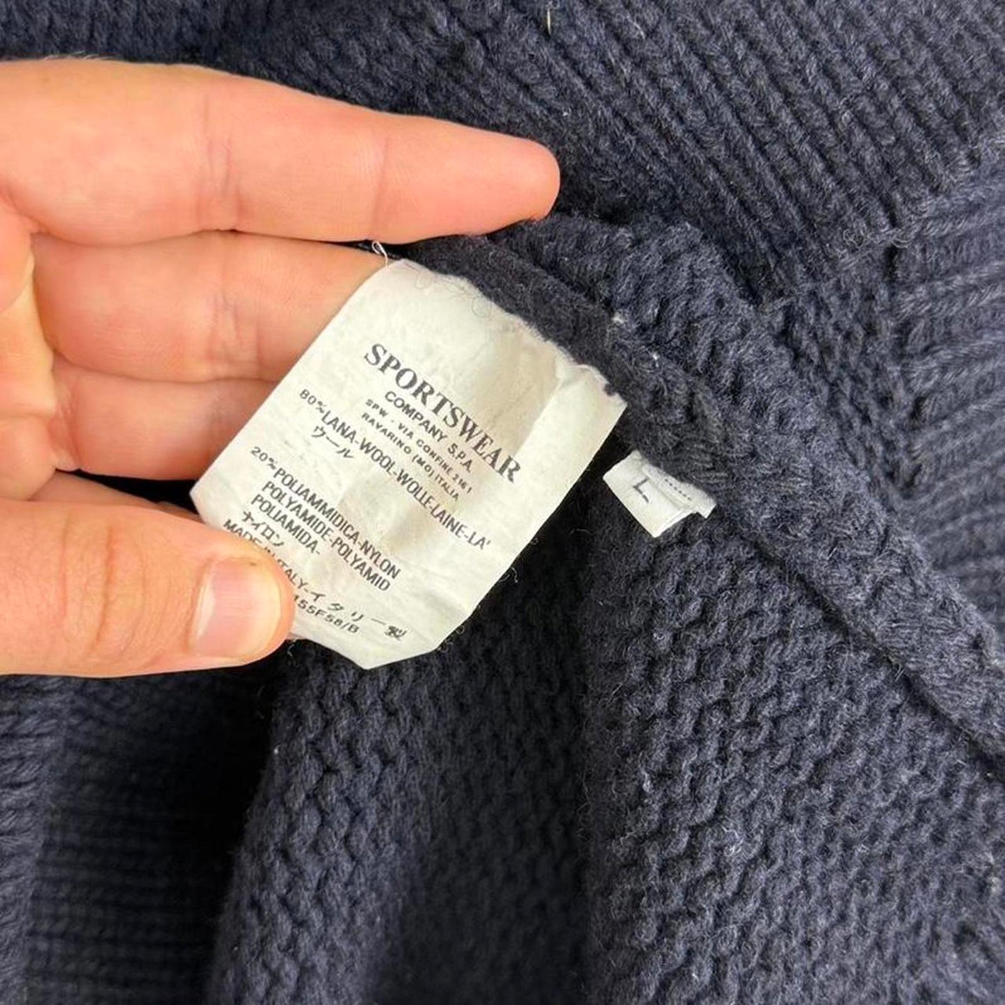 Mid 00’s Stone Island Knit Jumper (L)