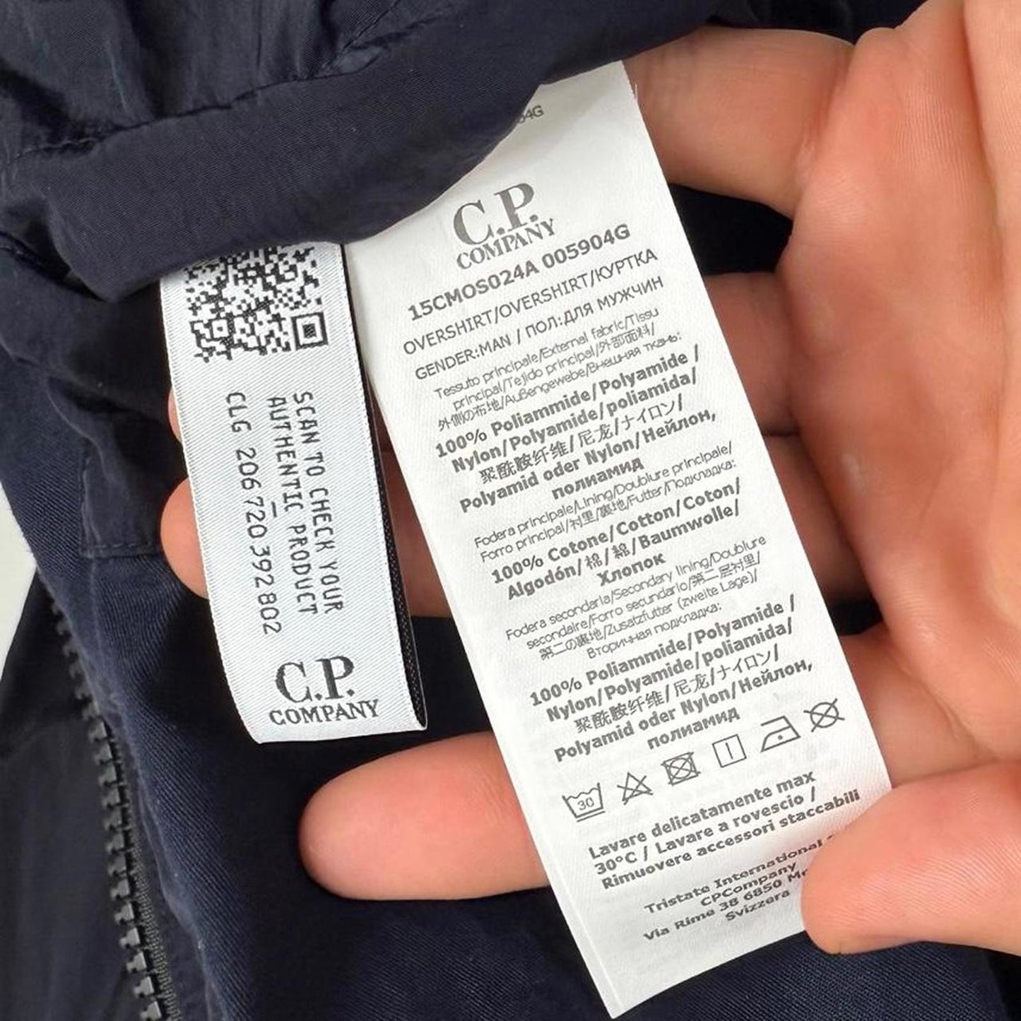 CP Company Chrome R Jacket in Navy (L)