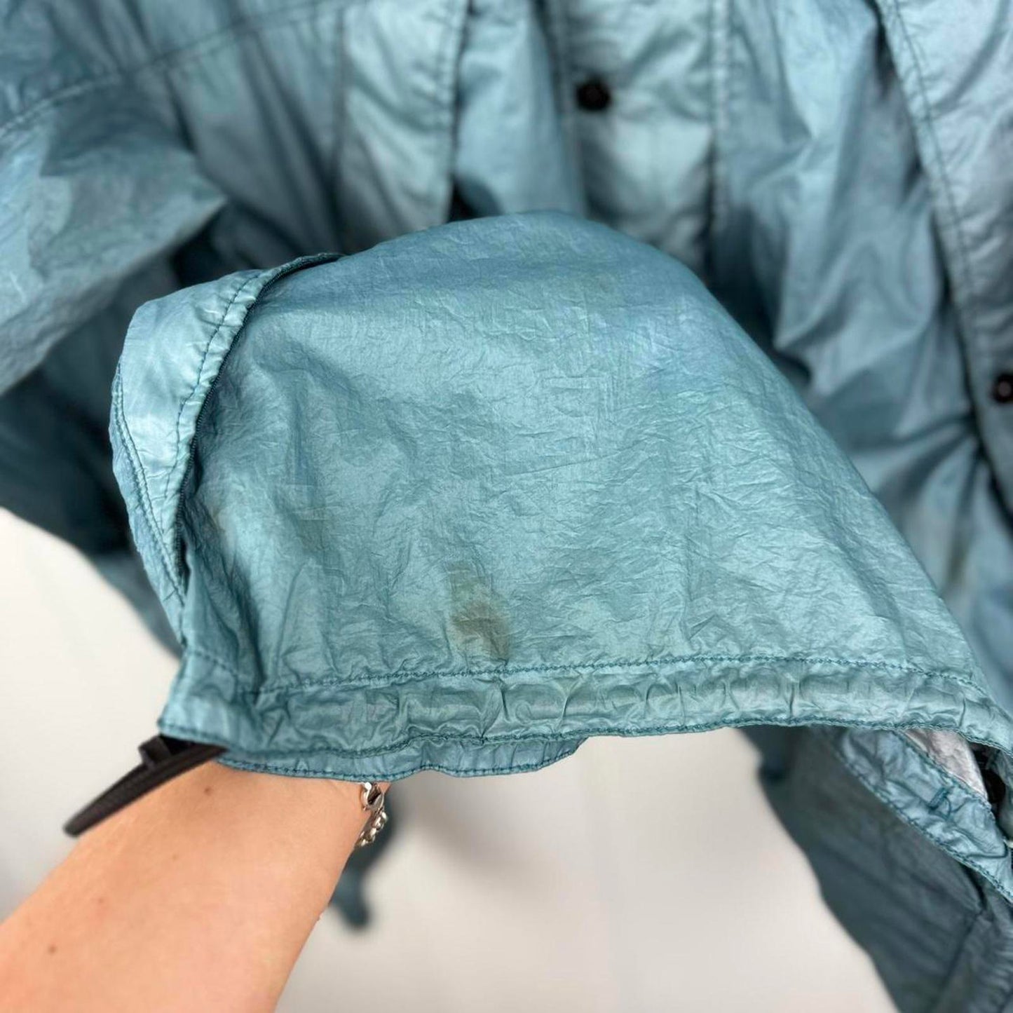 Electric Blue Stone Island LAMY ‘hyperlight’ Jacket (XXL)