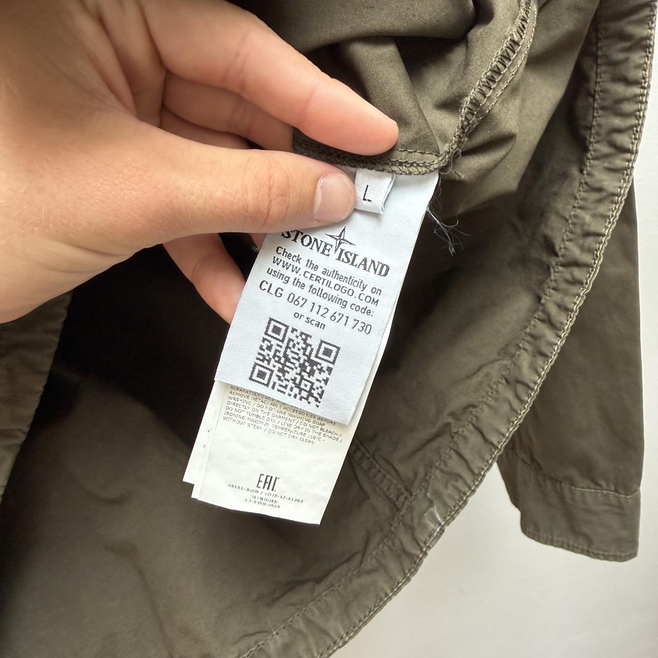 Stone Island Canvas Hooded Over Shirt (L)