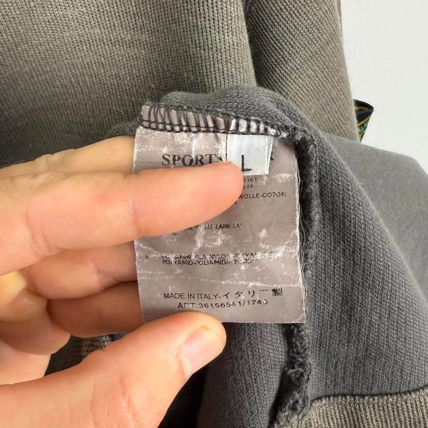 Stone Island Half-Zip Heavy Jersey Sweat Taupe (L)