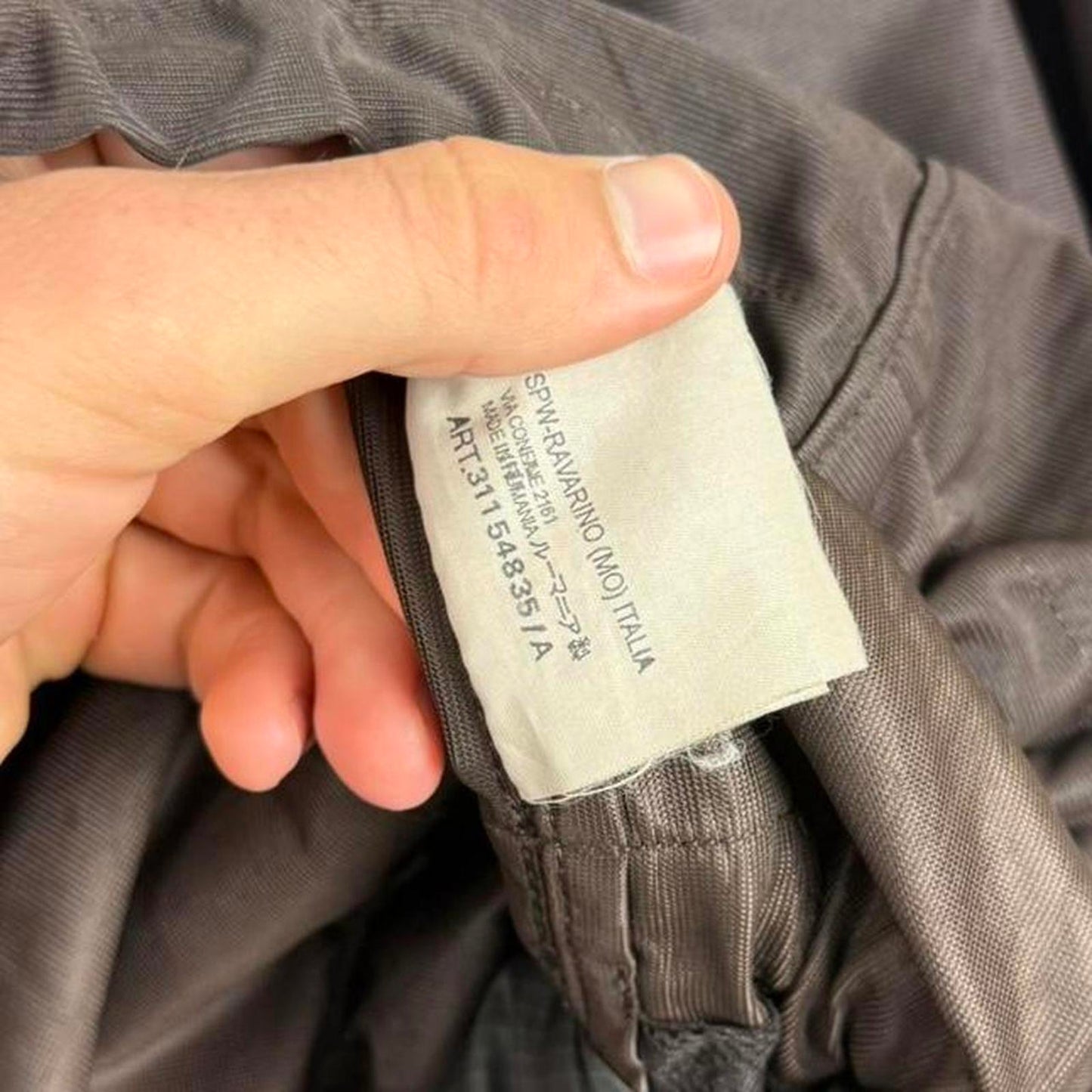 AW99 Stone Island Dutch Rope Parka Jacket in Brown (M)