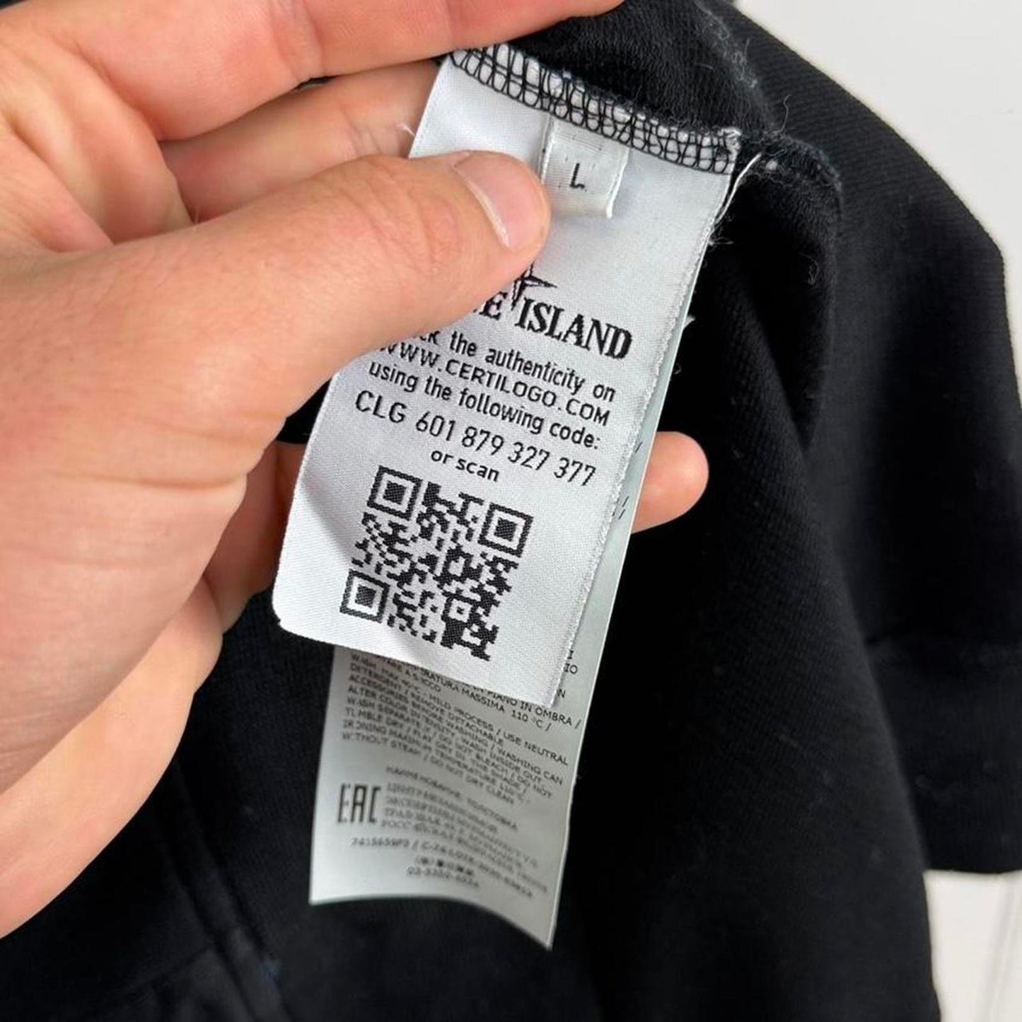 Stone Island Ghost Sweatshirt in Black (L)