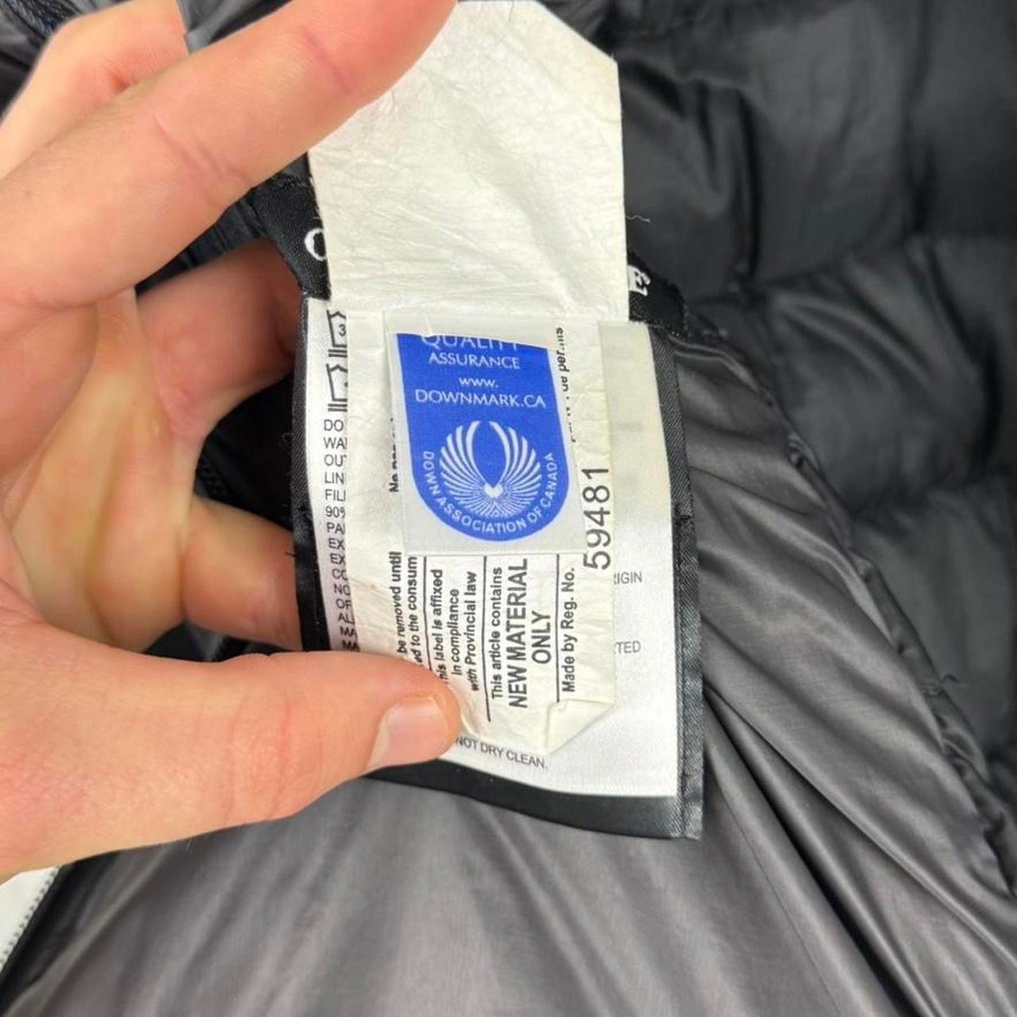 Canada Goose Lodge Down Puffer Jacket Graphite (M)