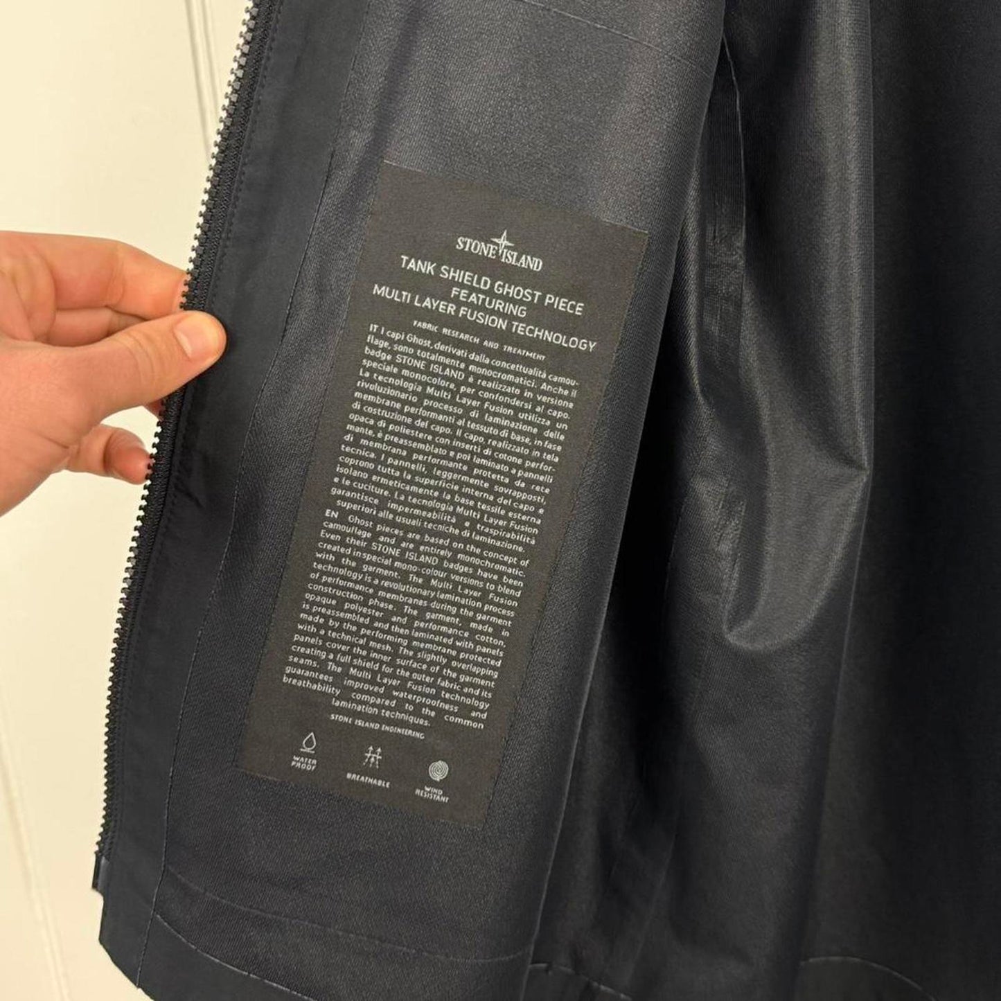 Stone Island Ghost Piece Tank Shield Jacket (XL)