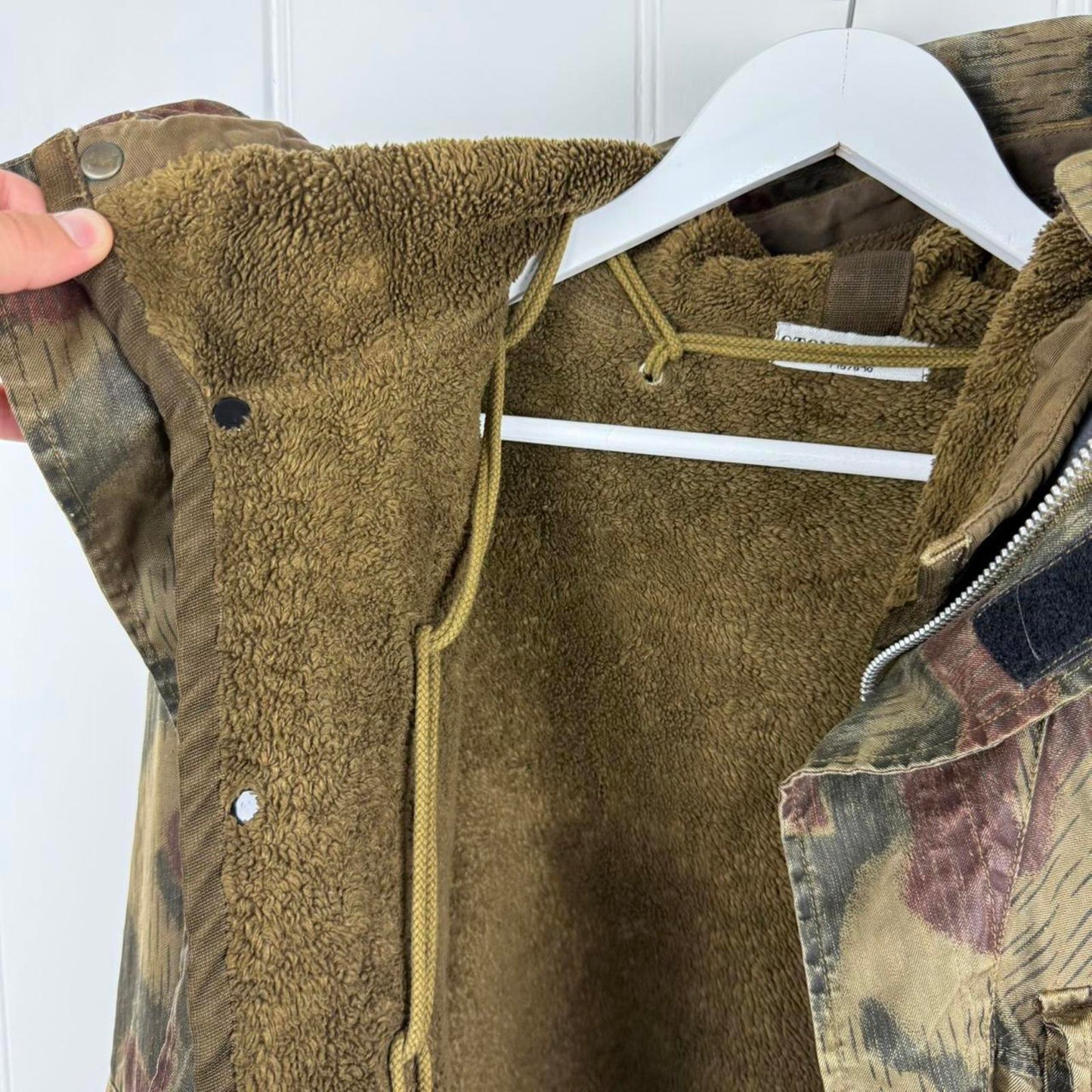 2007 Stone Island Marsh Camo Raso Gommato Jacket (L)