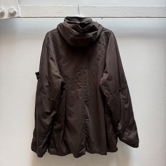 1990s Stone Island Raso Gommato Dutch Rope Jacket – Brown (XL)