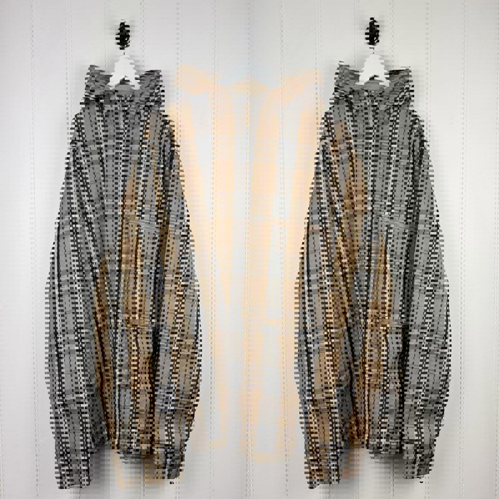 Burberry London Vintage Reversible Check Hooded Jacket (XL)