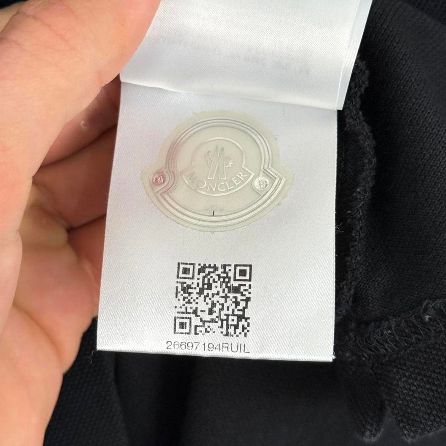 Moncler Long Sleeve Polo Shirt (L)