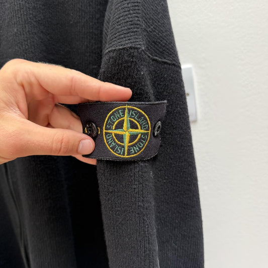 Mid 2000’s Stone Island Full Zip Knit Jumper (L)