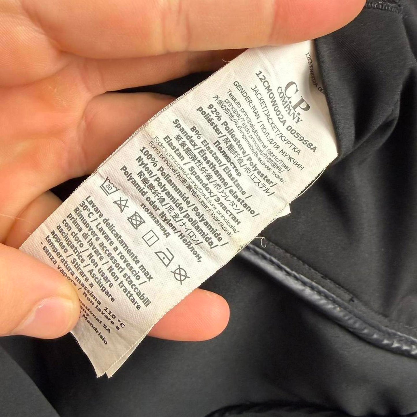 C.P. Company Soft Shell-R Lens Jacket Black (M)