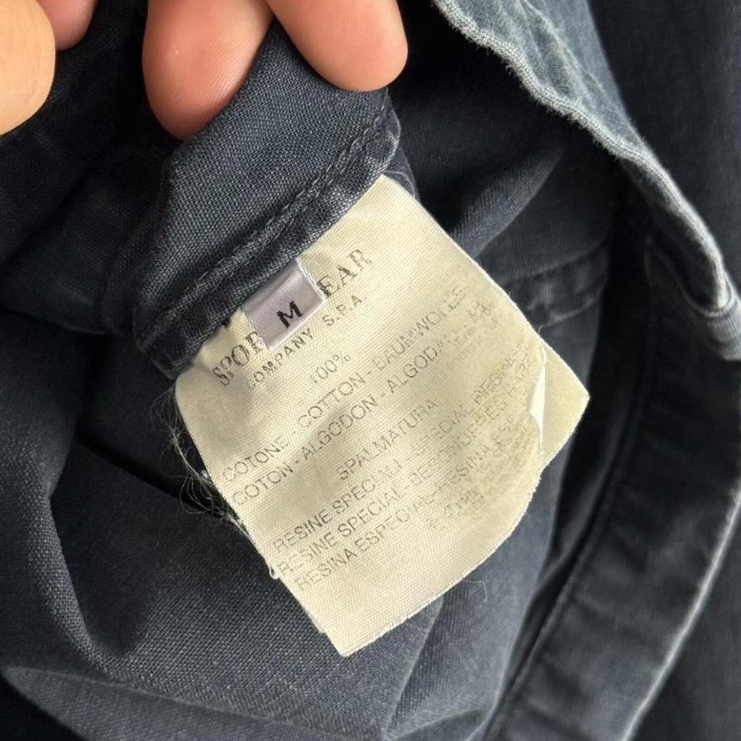 1999 Stone Island Chore Jacket Fad Navy (M)